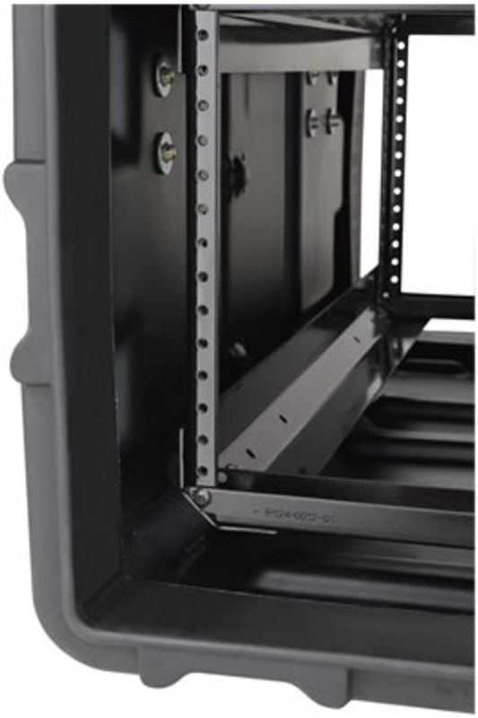Peli Hardigg Blackbox 3U Rack-kasse m/2 stk hjul