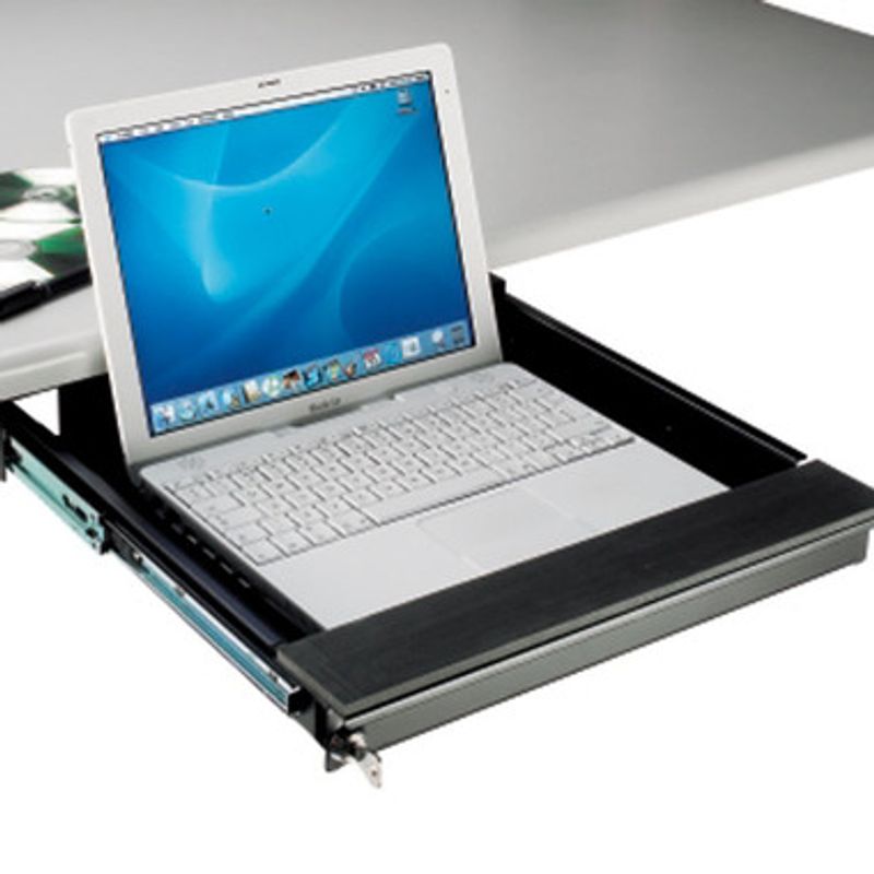 Penn Elcom Uttrekkbar Hylle til Laptop (låsbar) 450x 338x50mm