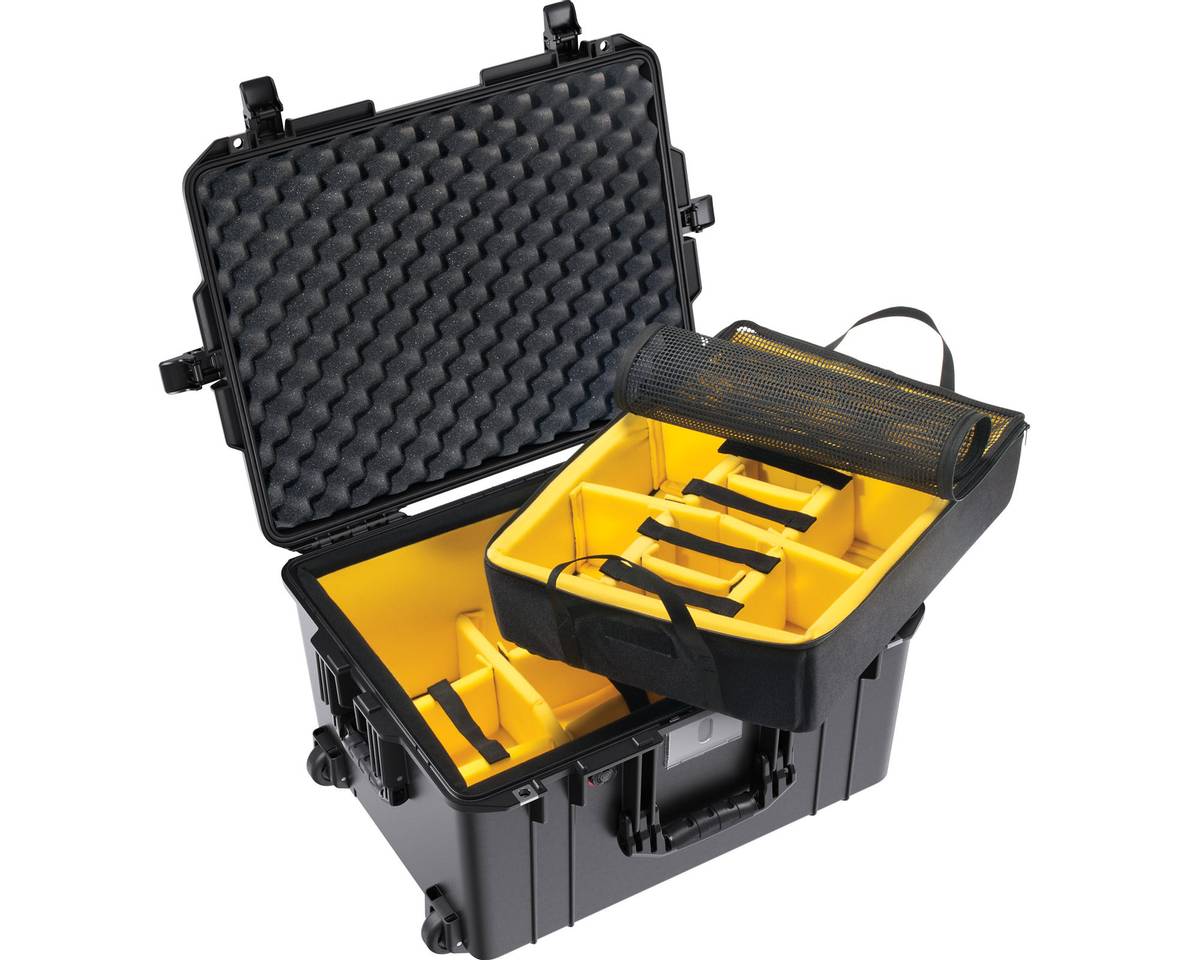 Peli 1607 Air Case m/skillevegger